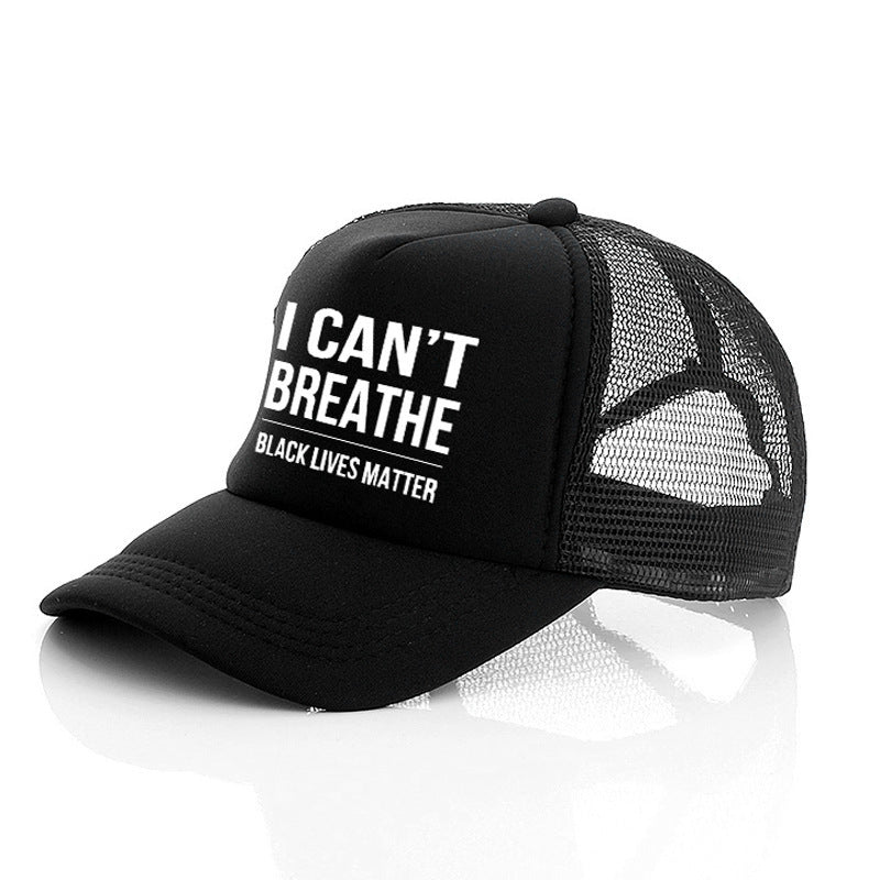 I can't Breathe Printed baseball caps