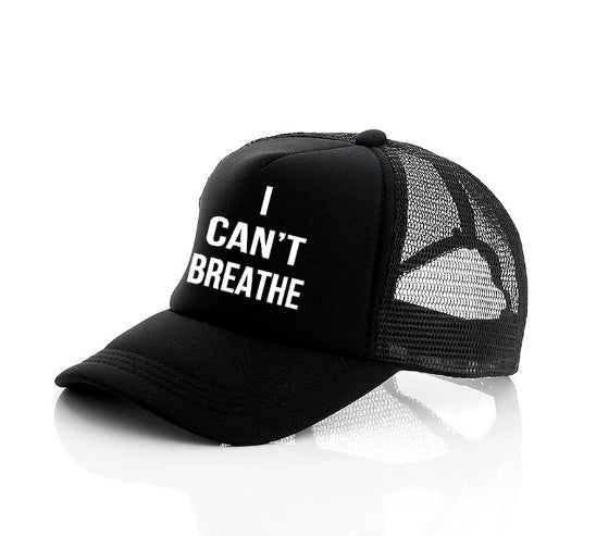 I can't Breathe Printed baseball caps